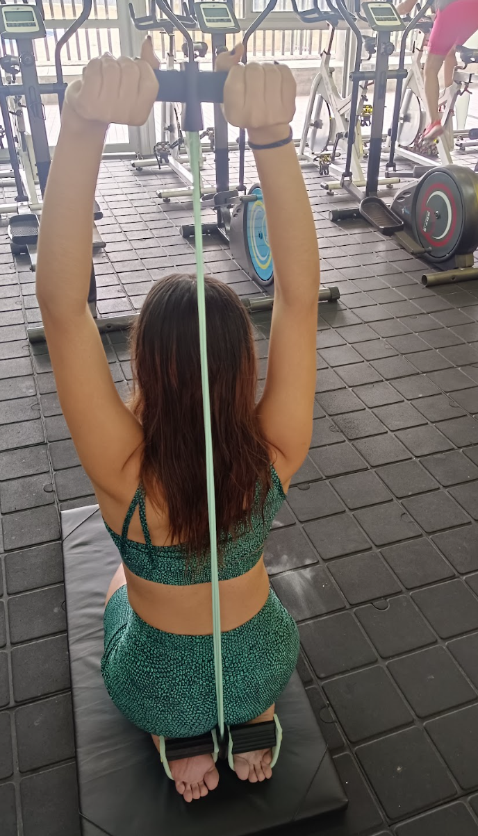 Vista 2 de Banda Elastica - COLOR: ROJO